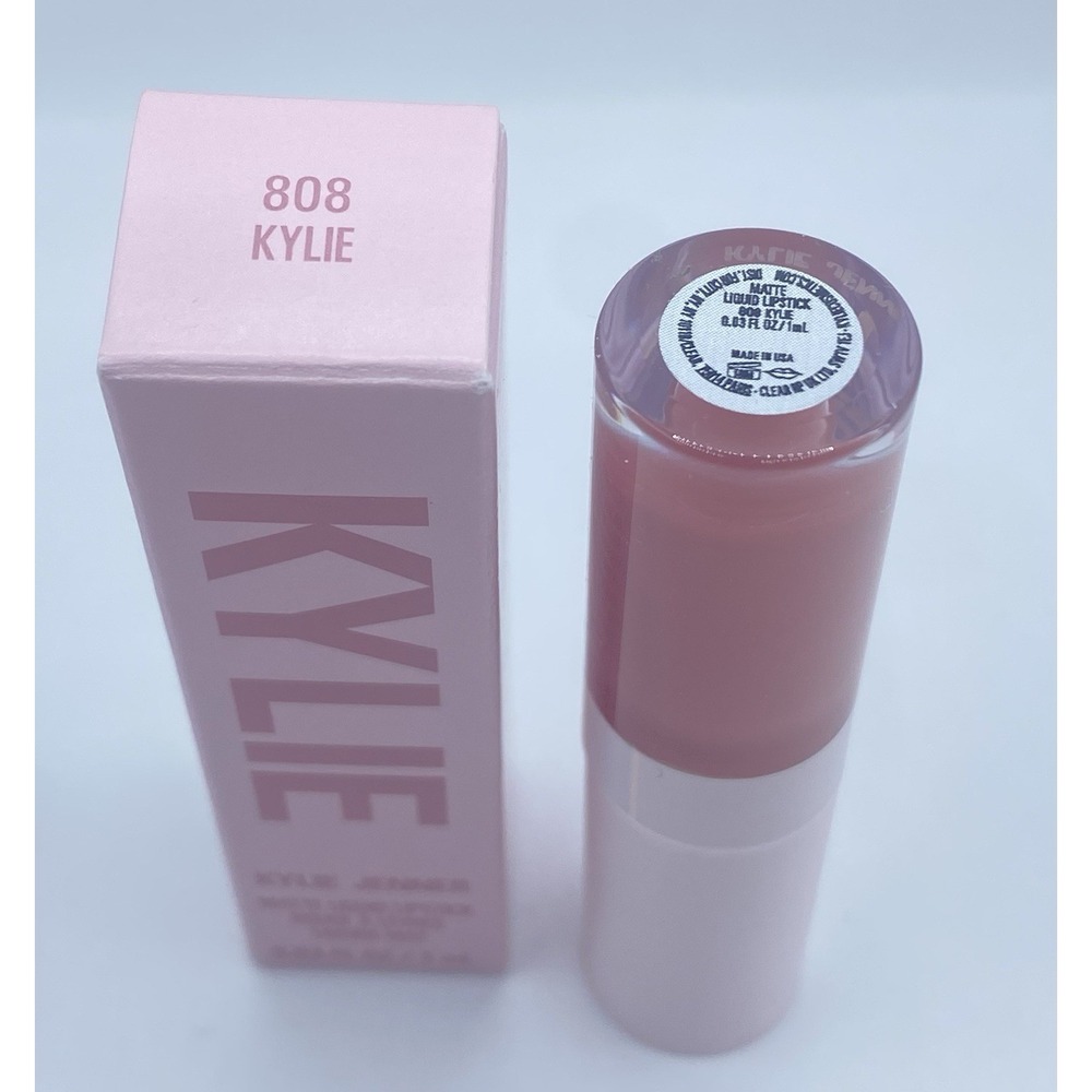 Kylie Cosmetics Matte Liquid Lipstick 808 Kylie .03oz Travel Size Mini - Picture 3 of 9